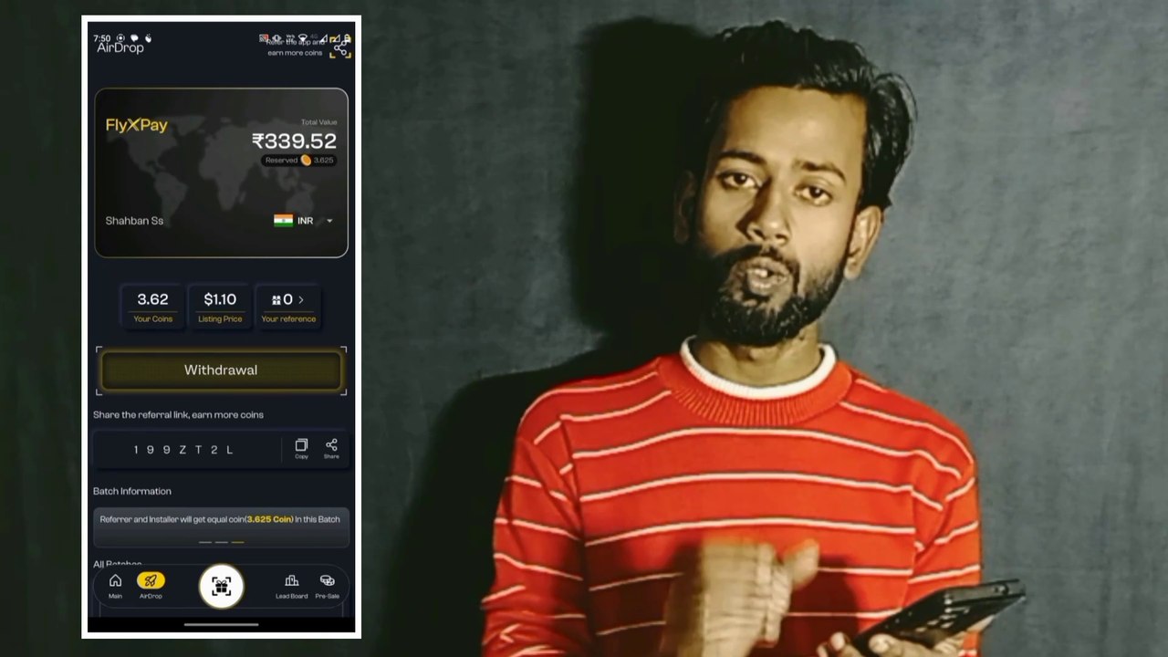 FlyXPay Kya Hai Kaise Use Kare |  FlyXPay se paise kaise kamaye | Fly x pay withdrawal process |