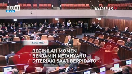 Beginilah Momen Benjamin Netanyahu Diteriaki saat Berpidato Bahas Pertemuan dengan Trump