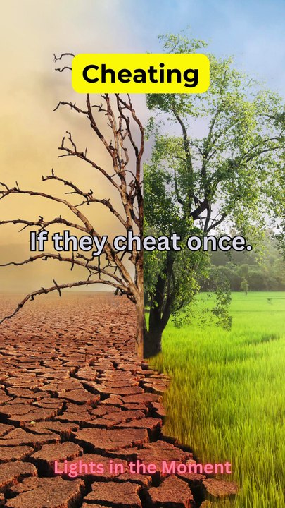 The saying "Once a cheater, always a cheater" is common