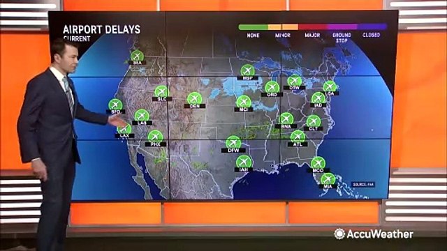 Tuesday travel delays likely as winter storm speeds east