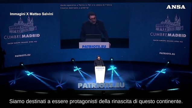 Salvini al vertice dei Patrioti Ue: Meno Europa, piu' liberta'