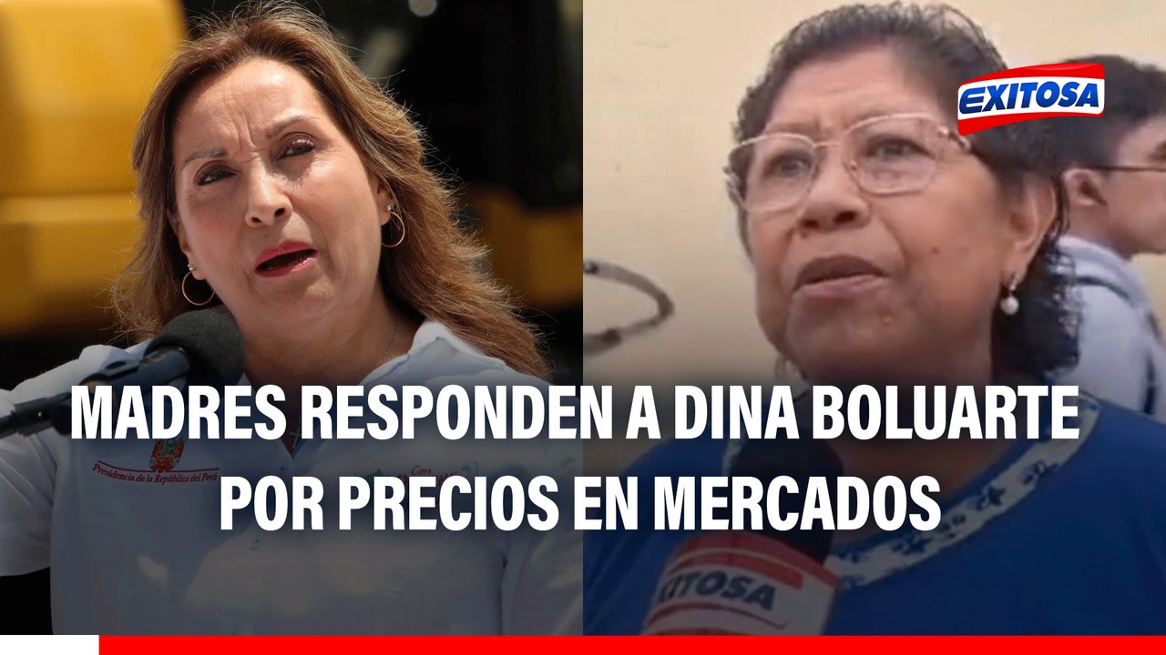 Madres de familia llaman "mentirosa" a Dina Boluarte por declaraciones sobre precios en mercados