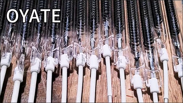 220v 1500w Carbon Fiber Infrared Lamp Medium Wave Infrared Heating Lamps