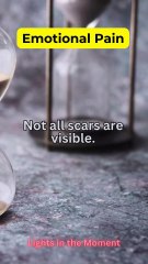 People hide their pain – They smile on the outside but suffer inside.