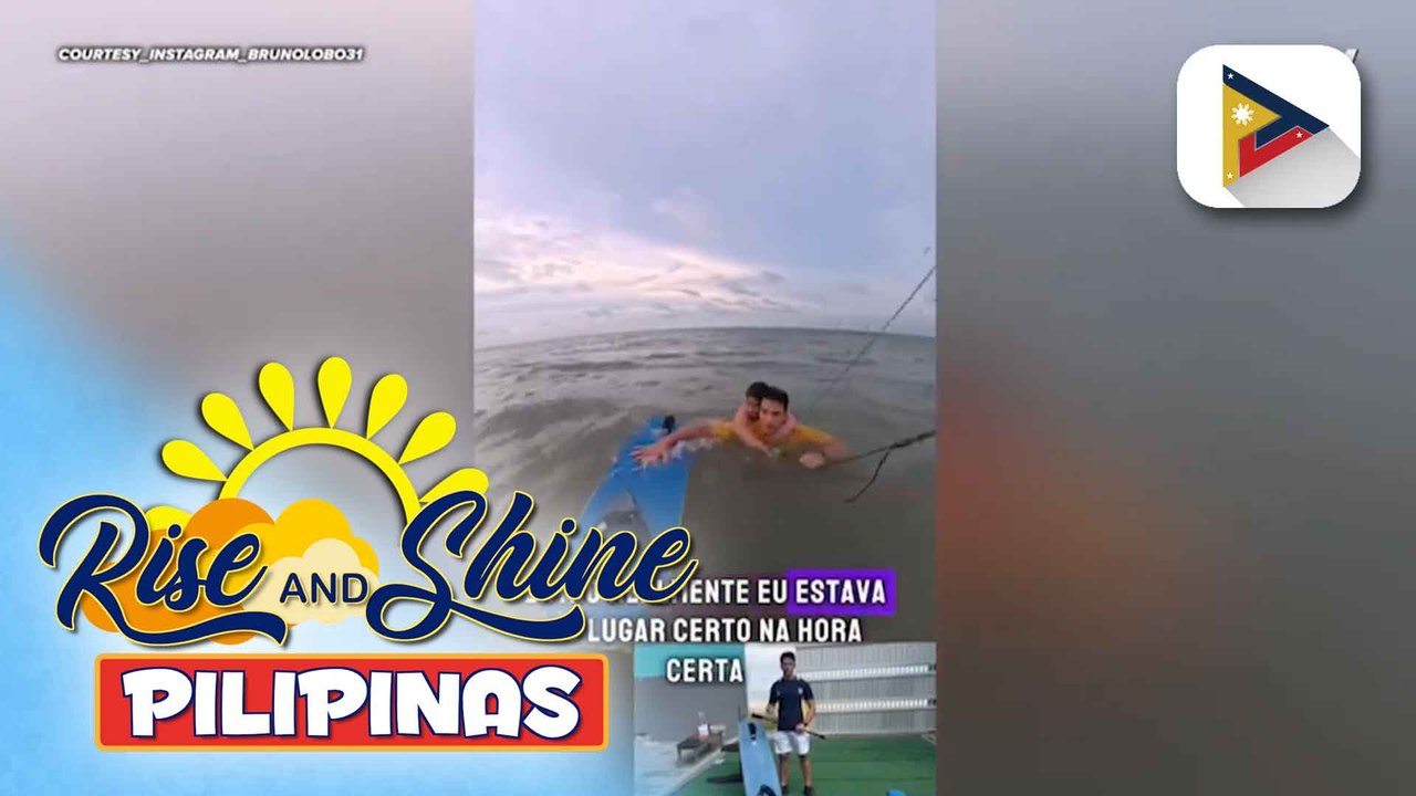 Sunshine Stories | Pagsagip ng Olympic Kite Surfer sa isang babae na nalululunod sa dagat, nagbigay ng goodvibes at inspirasyon sa netizens