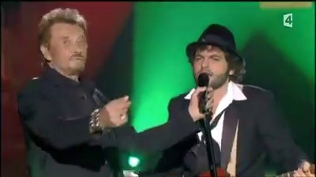 Johnny Hallyday - Hey Joe en duo avec M.  (2011)