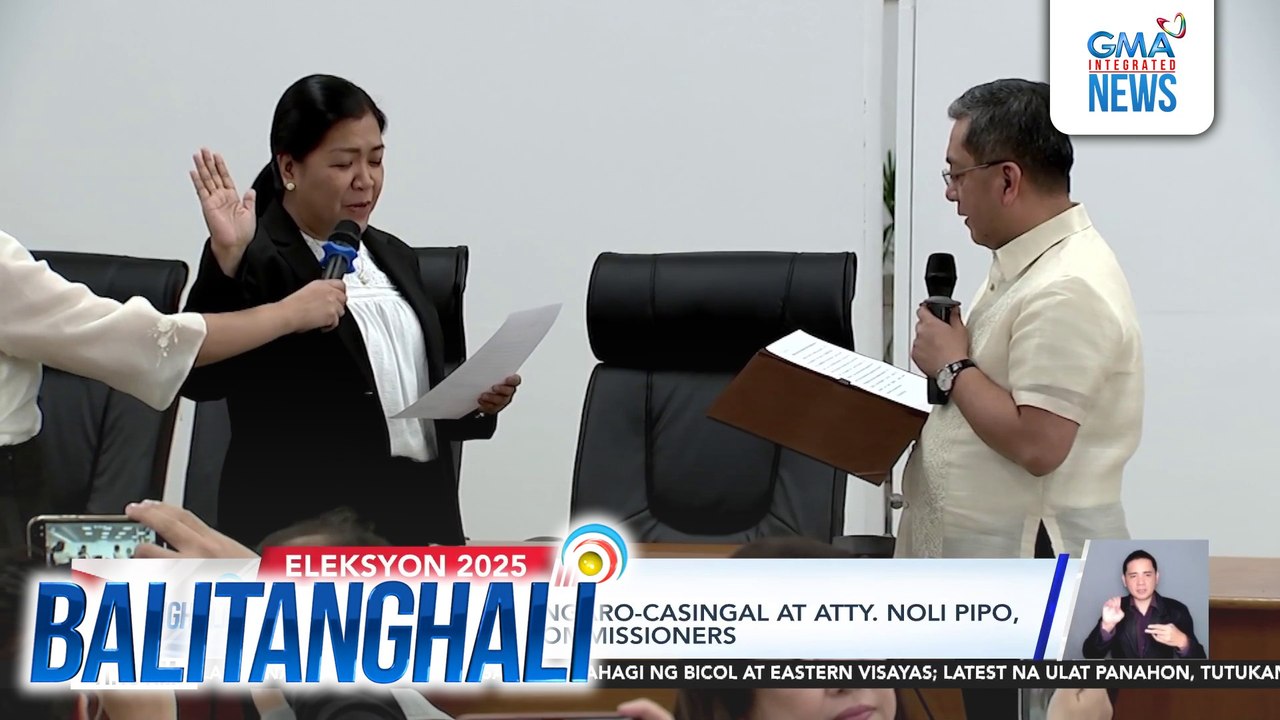 Atty. Ma. Norina Tangaro-Casingal at Atty. Noli Pipo, bagong Comelec ...