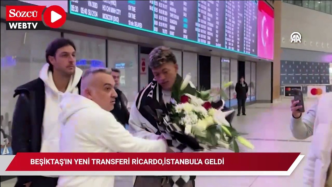 Beşiktaş'ın yeni transferi Ricardo, İstanbul'a geldi