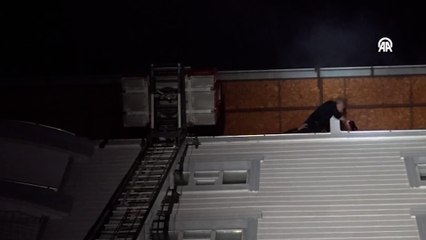 Siirt'te 10 katlı binada yangın