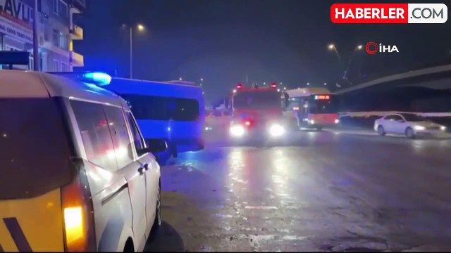 Kayseri'de işçi servisi 5 araca çarptı: 7 kişi yaralandı