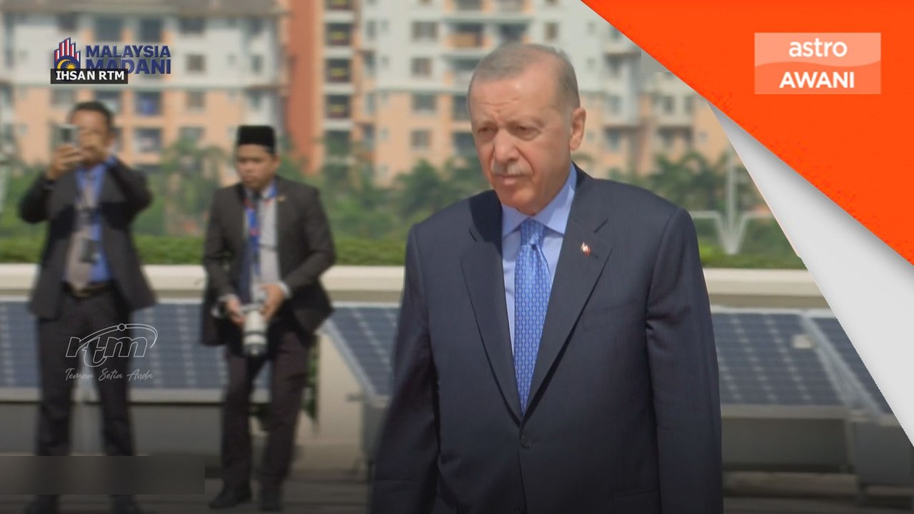 Presiden Erdogan diberi sambutan rasmi di Perdana Putra