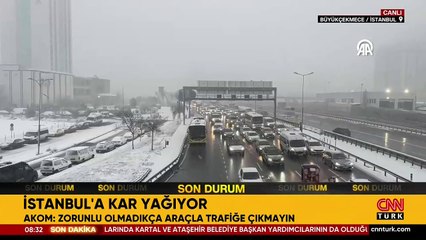 İSTANBUL'DA KAR MANZARALARI: Peş peşe uyarılar! En çok hangi ilçeler etkilenecek?