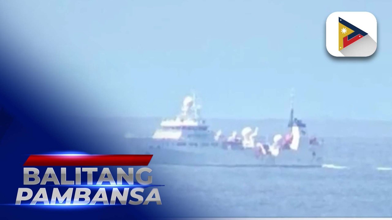 Chinese research vessel na namataan sa Lubang, Occidental Mindoro,  mahigpit na binabantayan ng PH Navy at PCG
