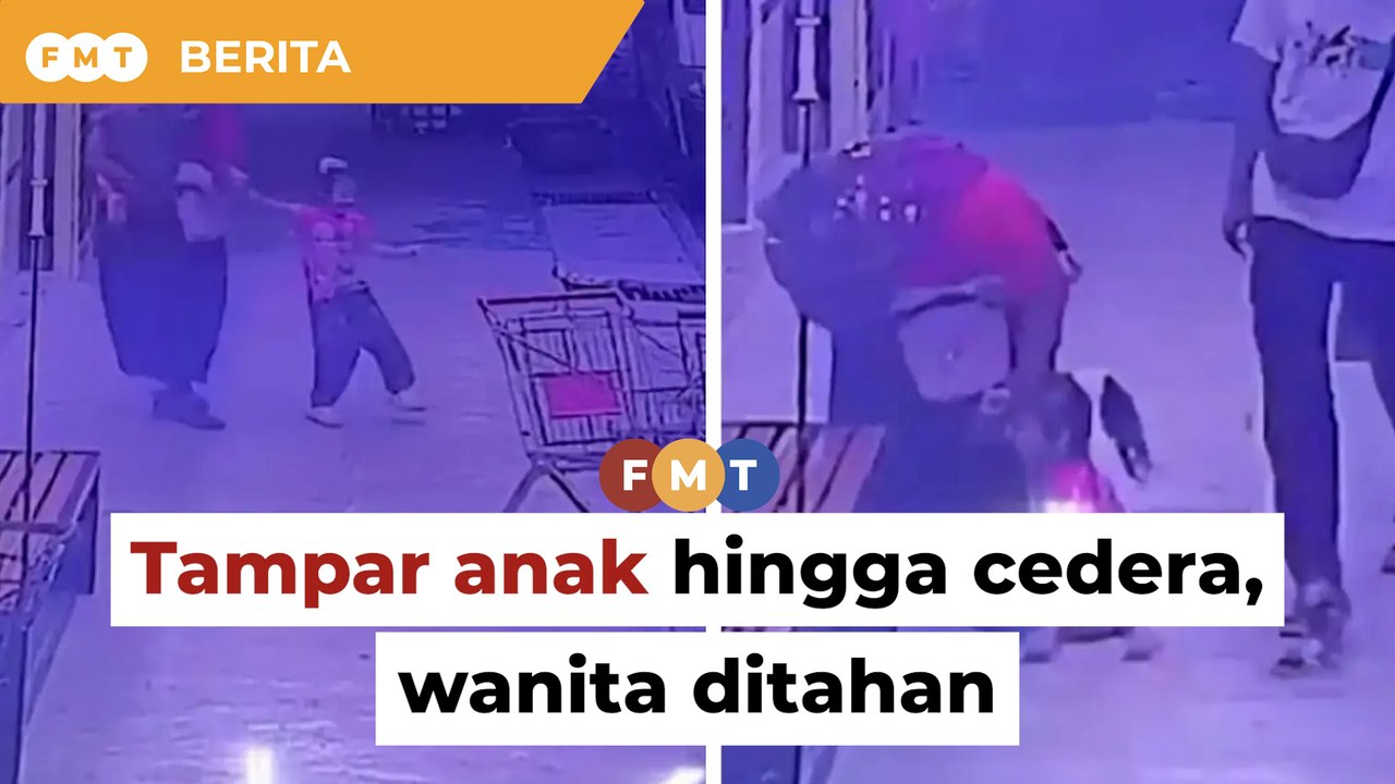 Wanita tular tampar anak di pasar raya ditahan