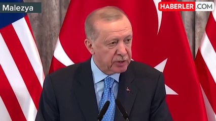 Cumhurbaşkanı Erdoğan Türkiye ile Malezya arasındaki ticaret hedefini 10 milyar dolar olarak duyurdu