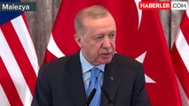 Cumhurbaşkanı Erdoğan Türkiye ile Malezya arasındaki ticaret hedefini 10 milyar dolar olarak duyurdu