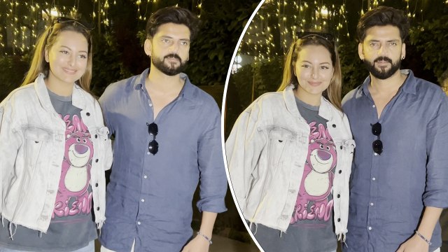 Sonakshi Sinha का Husband Zaheer Iqbal के साथ Outing पर दिखा कैजुअल लुक
