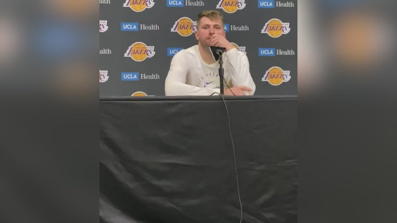 La emoción de Luka Doncic al ser preguntado por Pau Gasol y los Lakers
