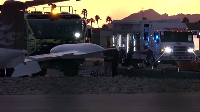 Emergency responders at scene of deadly jet collision in Arizona