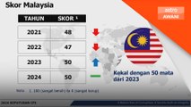 Indeks Persepsi Rasuah 2024: Malaysia kekal di kedudukan ke-57