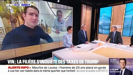 Surtaxe américaine sur les vins et spiritueux: l'inquiétude des viticulteurs