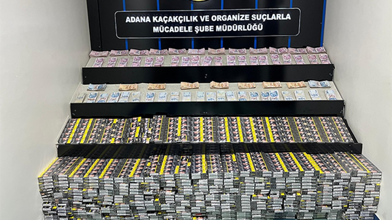 Adana'da kaçak 7 bin 335 paket sigara ele geçirildi