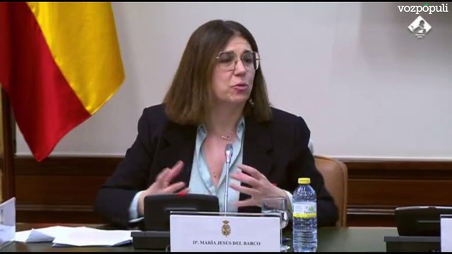 María Jesús del Barco, brillante en defensa de los jueces