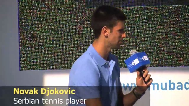 Tennis ace Novak Djokovic visits Abu Dhabi
