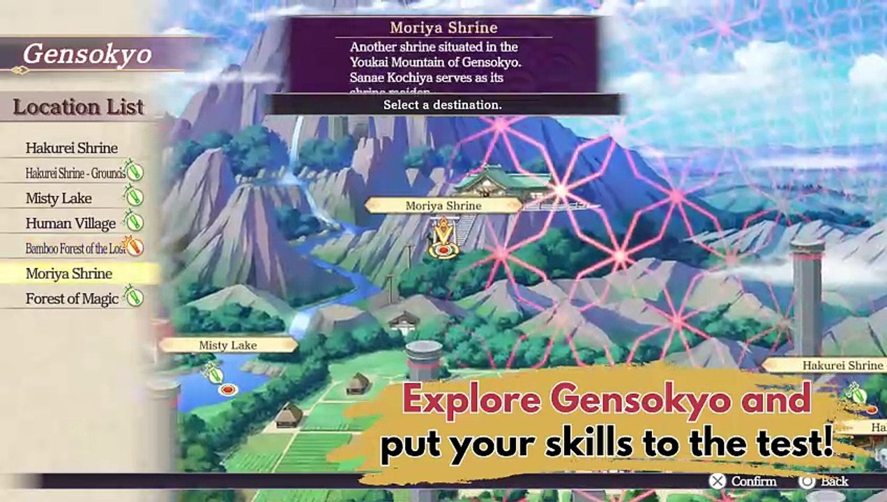 Touhou Spell Carnival - Gameplay Trailer