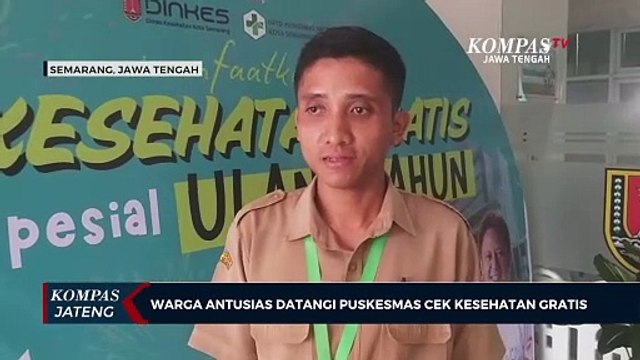 Warga Antusias Datangi Puskesmas Cek Kesehatan Gratis