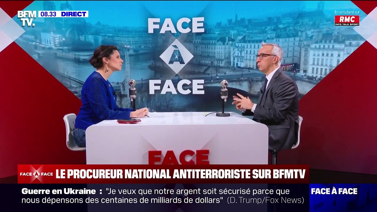 "On a augmenté de 70% le nombre de procédures que nous avons ouvertes en 2024 par rapport à 2023", indique Olivier Christen, procureur national antiterroriste