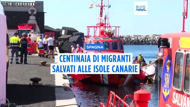Centinaia di migranti soccorsi al largo delle isole Canarie