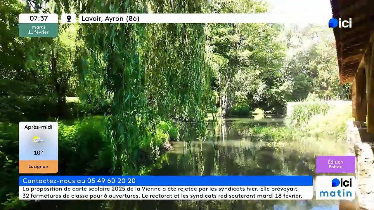 11/02/2025 - ici matin par ici Poitou en vidéo