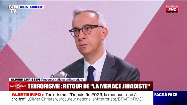 Le procureur national antiterroriste Olivier Christen alerte sur la propagande massive qui est diffusée par les organisations internationales terroristes