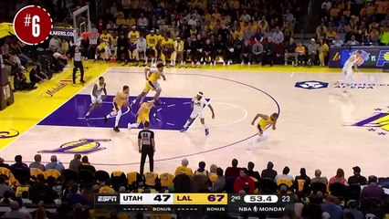 Doncic finds LeBron with full-court dime