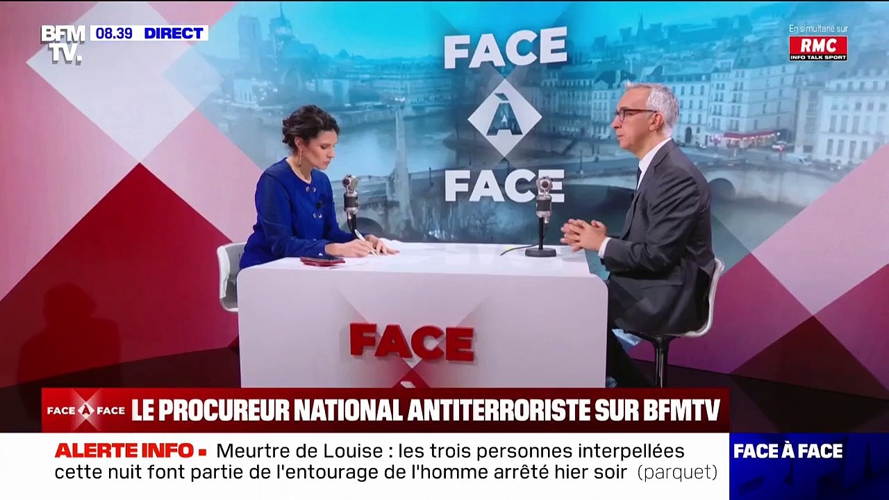 15 des 16 personnes mises en examen dans le cadre des "neuf attentats déjoués en 2024" avaient "moins de 22 ans", détaille Olivier Christen, procureur national antiterroriste