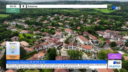 11/02/2025 - ici matin par ici Pays Basque en vidéo