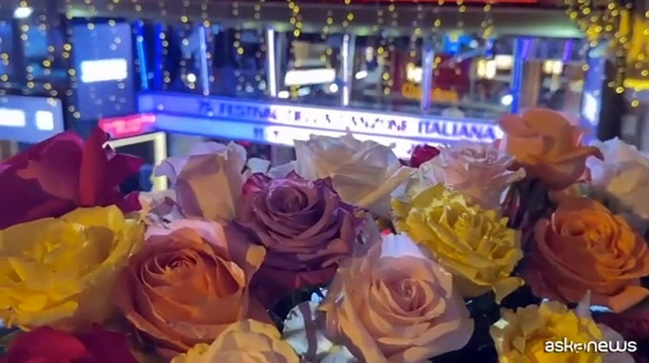 Sanremo, green carpet all'Ariston: domina il nero ma c'? tanto bianco