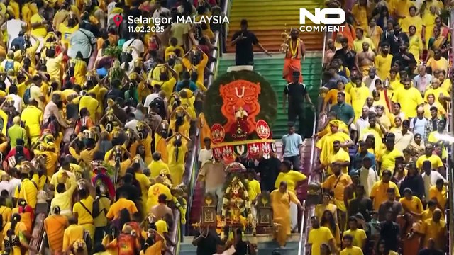 En Malaisie, des centaines de milliers de fidèles se rassemblent pour la fête de Thaipusam