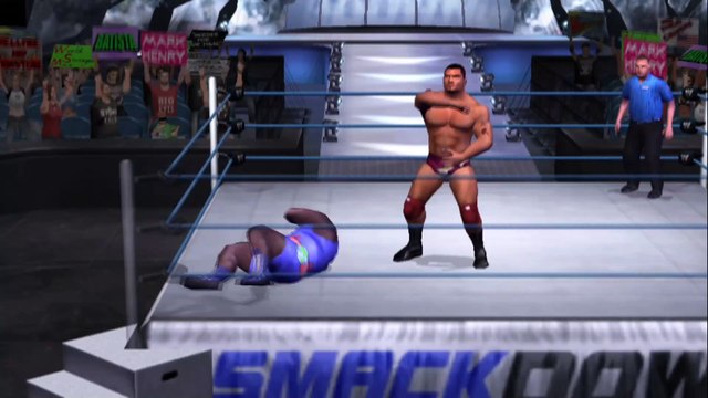 WWE Batista vs Mark Henry SmackDown Here comes the Pain | PCSX2 emulator Playstation 2