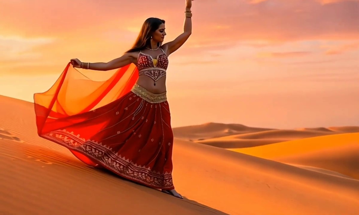 Habibi (حبيبي) -  Arabic Deep House Dance Music- Official AI Video  #Habibi (1080p)