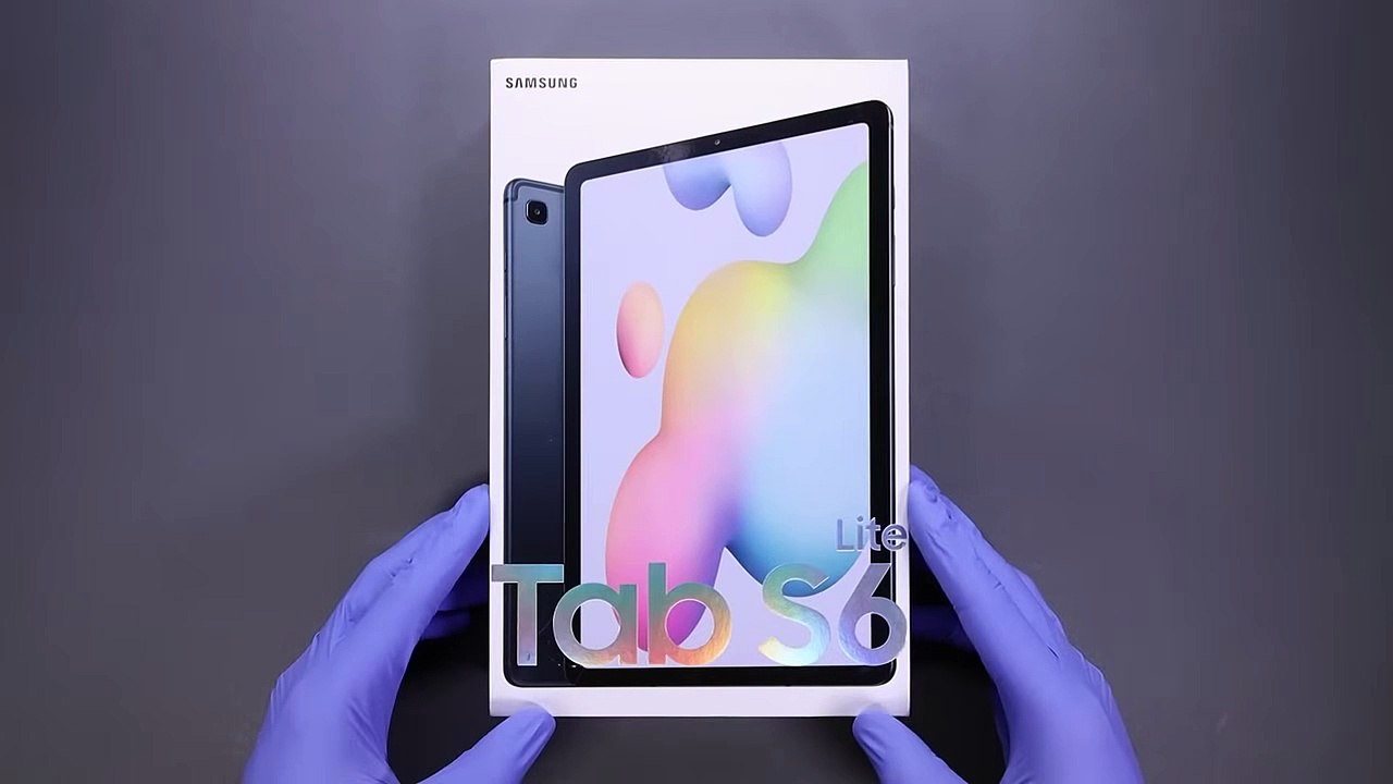 Samsung Galaxy Tab S6 Lite Unboxing - ASMR