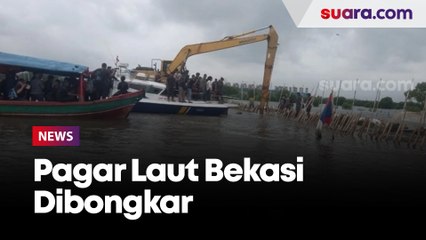 Pagar Laut Bekasi Dibongkar, Dirjen PSDKP KKP: Itu Bagian dari Sanksi