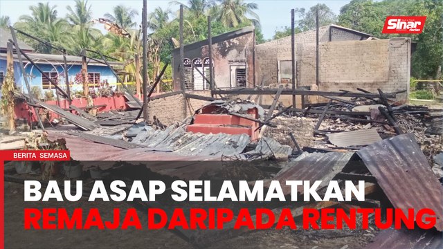 Terhidu bau asap selamatkan pelajar tingkatan empat daripada rentung