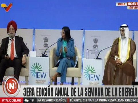 Vpdta. Delcy Rodríguez: El futuro energético debe hacerse con mucha responsabilidad, sin sanciones