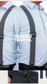 Heavy Duty Work Suspenders - X-Back 4 Plastic Grip