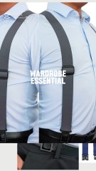 Heavy Duty Work Suspenders - X-Back 4 Plastic Grip