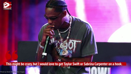 Travis Scott dreams to work with Sabrina Carpenter and Taylor Swift