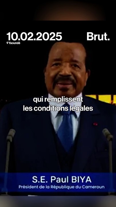 Paul Biya appelle la jeunesse à voter pour un Cameroun meilleur - Vidéo ...