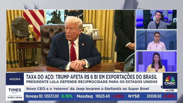 Taxa de aço: Trump afeta R$ 6 Bi em exportações do Brasil, veja análise de Arthur Horta